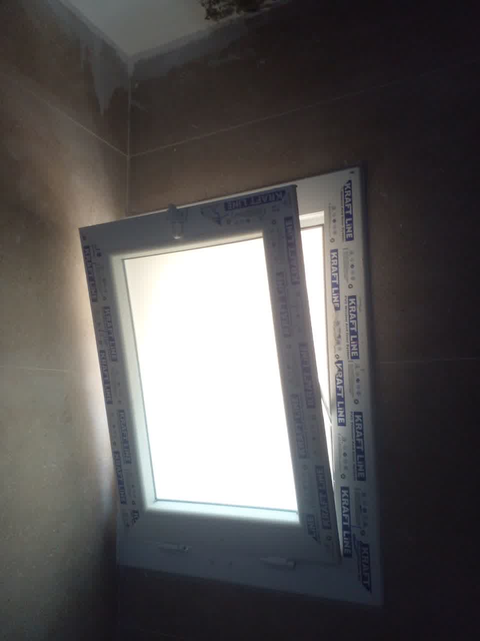 شباك قلاب درفة واحدة قطاع كرافت لاين يو بي في سي