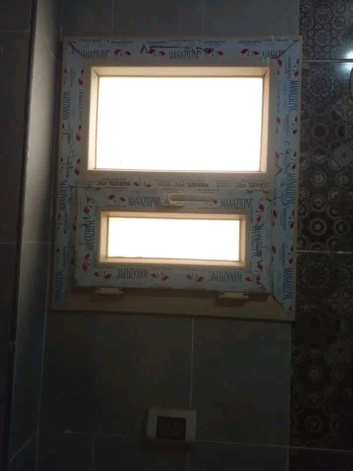 شباك قلاب قطاع منازل بي في سي