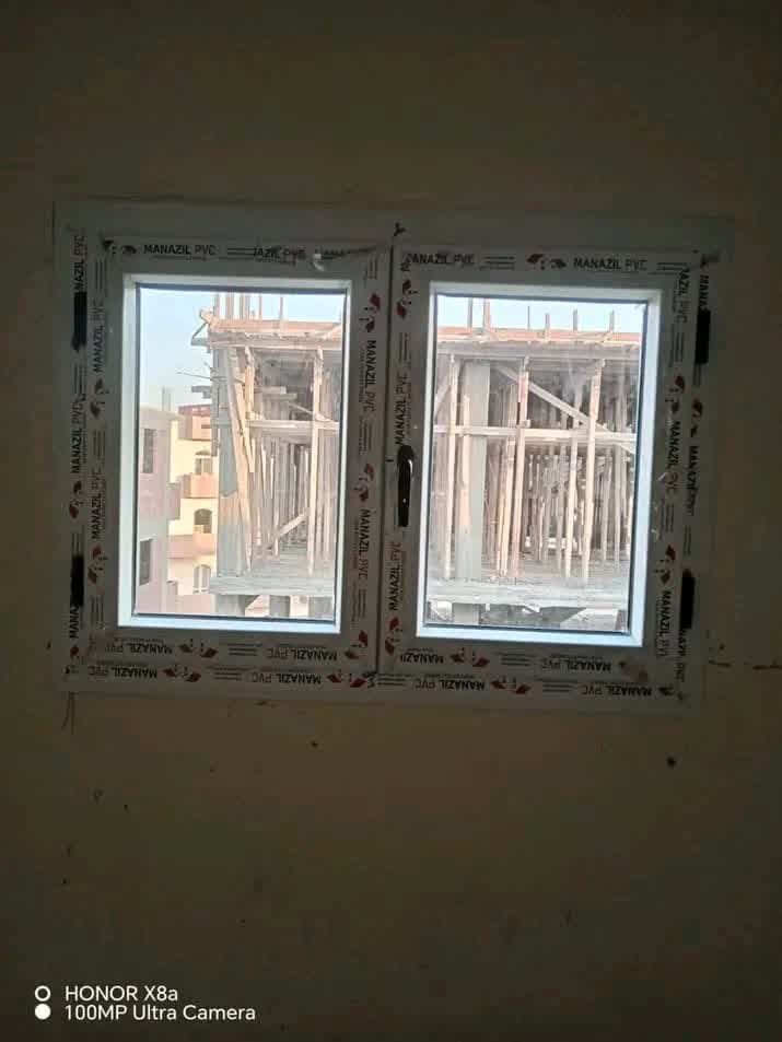 شباك مفصلي قطاع منازل بي في سي